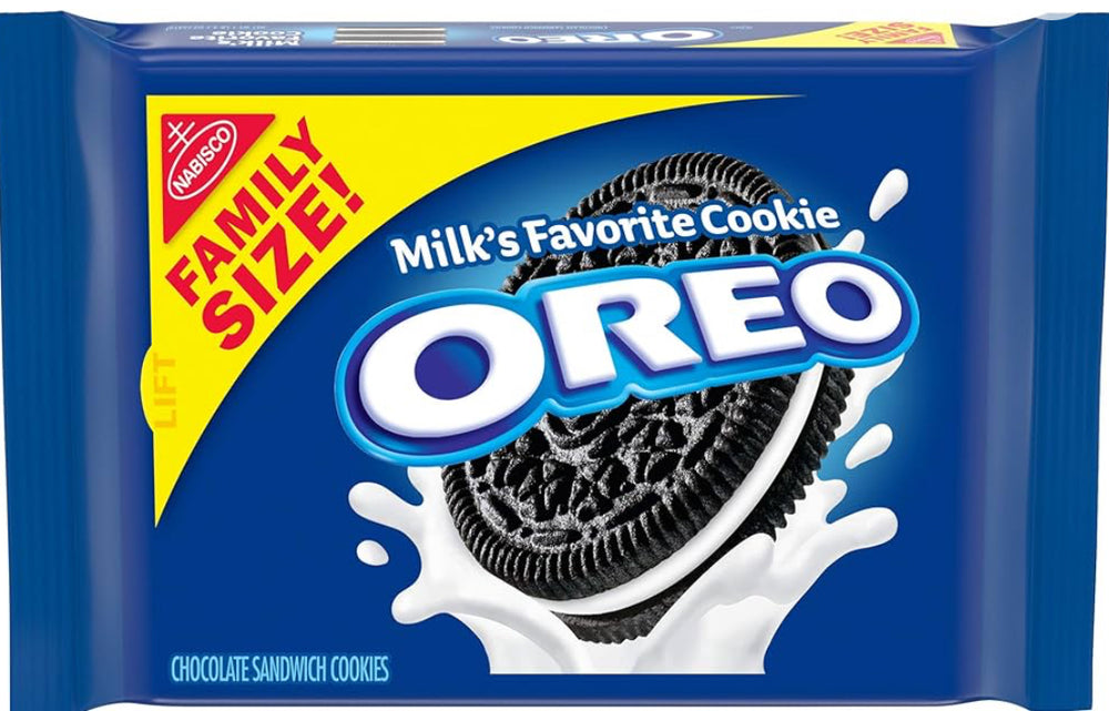 OREO Chocolate Sandwich Cookies, Family Size, 19.1 oz (541g) DLC: 31 Déc25