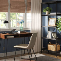 Hairpin Writing Desk with Storage Brown - Threshold