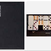 Double 6 Dot Domino Set in Compact Carrying Case (Pressman) - Complete