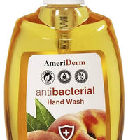 Ameriderm Premium Antibacterial Hand Wash Antibacterial Pump Hand Soap For The Whole Family - Peach Dream Scent Hand Liquid Soap For Sensitive Skin & Everyday Use - 13.5 fl oz