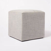 Lynwood Square Upholstered Cube Ottoman - Threshold™ designed with Studio McGee