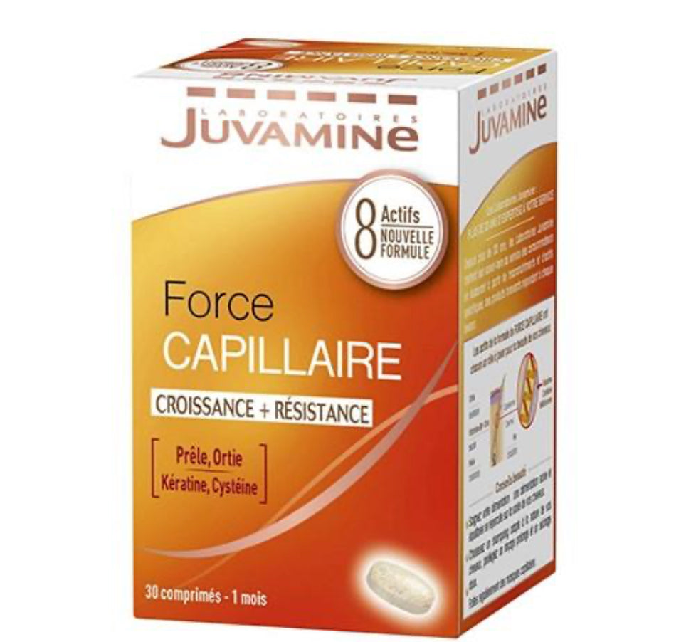 FORCE CAPILlAIRE Croissance + Resistance 60 Comprimés DLC: Fev26