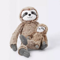 Plush with Rattle Sloth - Cloud Island Brown