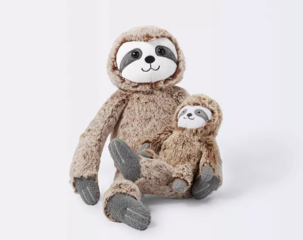 Plush with Rattle Sloth - Cloud Island Brown