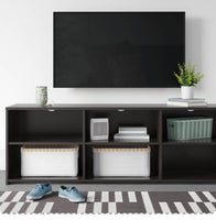 
              Storage TV Stand for TVs up to 70" Black - Room Essentials MM (L 1m x 50cm, La 40cm, H 50cm)
            