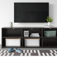 Storage TV Stand for TVs up to 70" Black - Room Essentials MM (L 1m x 50cm, La 40cm, H 50cm)