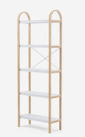 
              66.77" Bellwood 5 Tiered Freestanding Shelf Black/Natural - Umbra
            