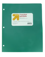 
              Pocket Plastic Folder Green - up&up
            