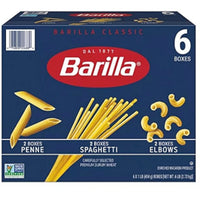 Barilla 6 boxes (2 boxes penne, 2 boxes spaghetti, 2 boxes elbows)