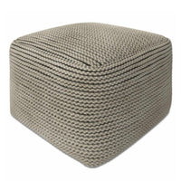 Simpli Home Eastmont Outdoor/Indoor Pouf