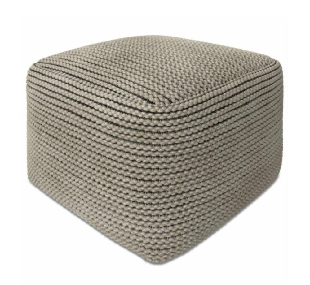 Simpli Home Eastmont Outdoor/Indoor Pouf