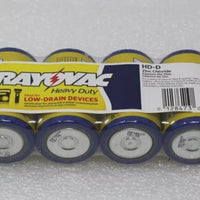 RAYOVAC Heavy Duty D Zinc Chloride Batteries Shrink-Wrapped 1.5V 6-Pack d6 hd-dd