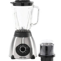 Daewoo Stainless Steel Smoothie & Shake Jug Blender| 1.5L Glass Jug 500W SDA1561