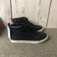 Boys Cat & Jack Black Florian High Top Zipper Sneakers Shoes Size 2