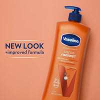 Vaseline Intensive Care Body Lotion for Dry Skin Cocoa Radiant Lotion Made with Ultra-Hydrating Lipids and Pure Cocoa Butter for a Long-Lasting, Radiant Glow 32 oz/ 947mL