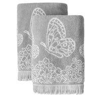 
              The Pioneer Woman Butterfly Garden 2-Pack Cotton Bath Towel Set, Classic Mint
            