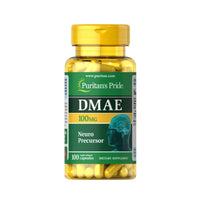 Puritan's Pride DMAE 100 mg neuroprecursor (100 capsules) DLC: Aout25