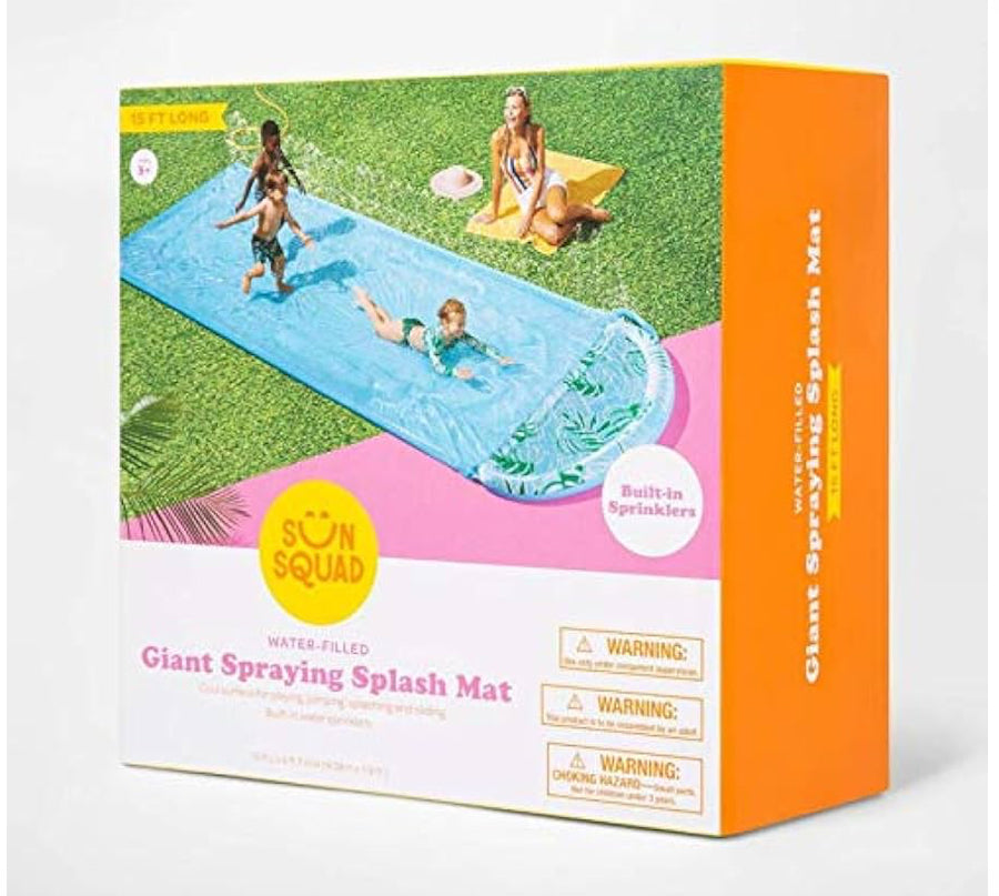 Sun Squad Blobz Water Slide Spraying Sprinkler Splash Mat
(5.4 cm x 1.3 cm)