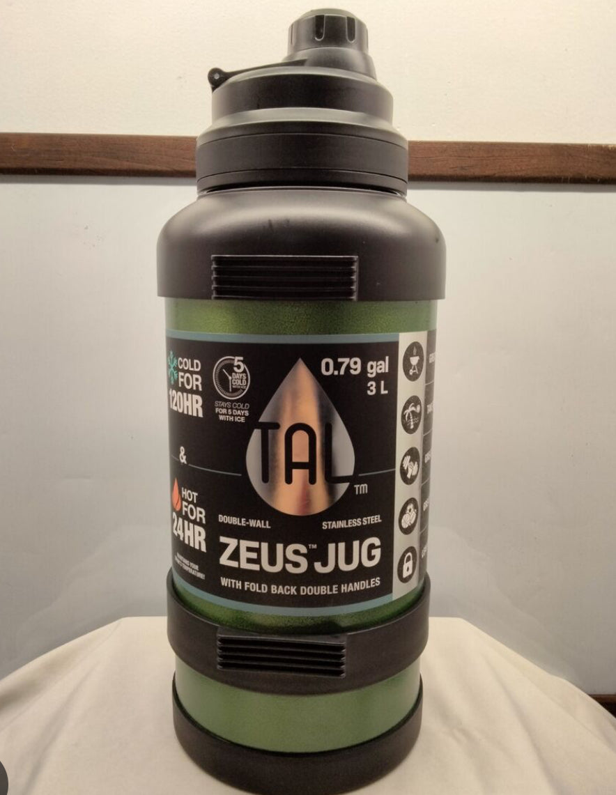 TAL Stainless Steel Zeus Water Bottle 3 Liter