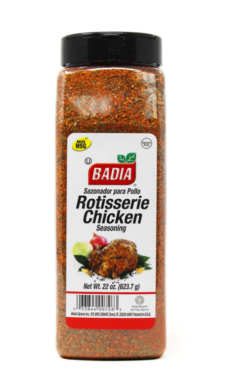 ROTISSERIE CHICKEN SEASONING – 22 OZ (623.7g)DLC: Dec25