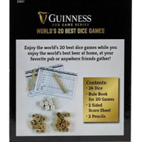 Front Porch Classics | Guinness Pub Games Series World's 20 Best Dice Games, Traditional Pub Dice Game Officially Licensed by The Makers of Guinness Stout Beer