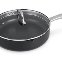 Zyliss Poêle à Frire Ultimate Pro Avec Couvercle En Verre 28 Cm – Casserole 3.75Qt 3.55L