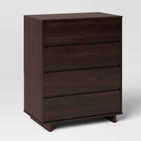 Modern 4 Drawer Dresser Espresso - Room Essentials MM