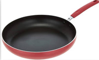 
              Basics Ceramic Non-Stick 10“ 25cm Inch Skillet, Red
            