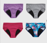 
              Hanes Girls' 4pk Hipster Period Underwear - Colors May Vary 16
            