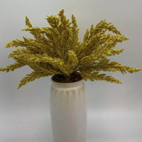 Promo * Large Goldenrod Artificial Plant Arrangement in Ceramic Pot - Threshold