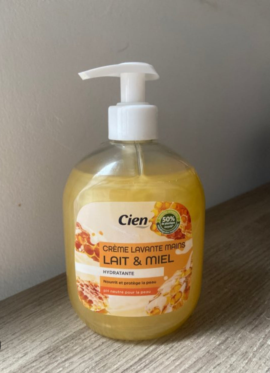 CIEN Crème Lavante Mains Lait & Miel
(500 ml)