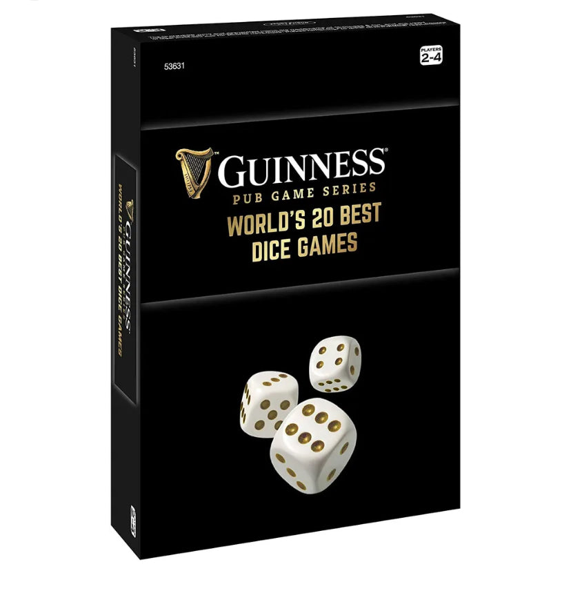 Front Porch Classics | Guinness Pub Games Series World's 20 Best Dice Games, Traditional Pub Dice Game Officially Licensed by The Makers of Guinness Stout Beer