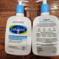 CETAPHIL GENTLE SKIN CLEANSER 20 FL OZ EA. HYDRATES AS IT CLEANSES HYDRATING