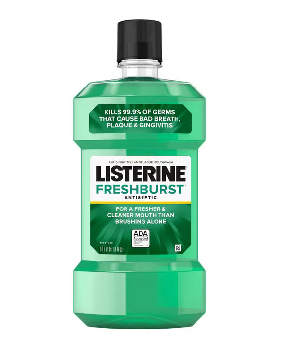 Listerine Fresh Burst Mouth Wash 1.0L