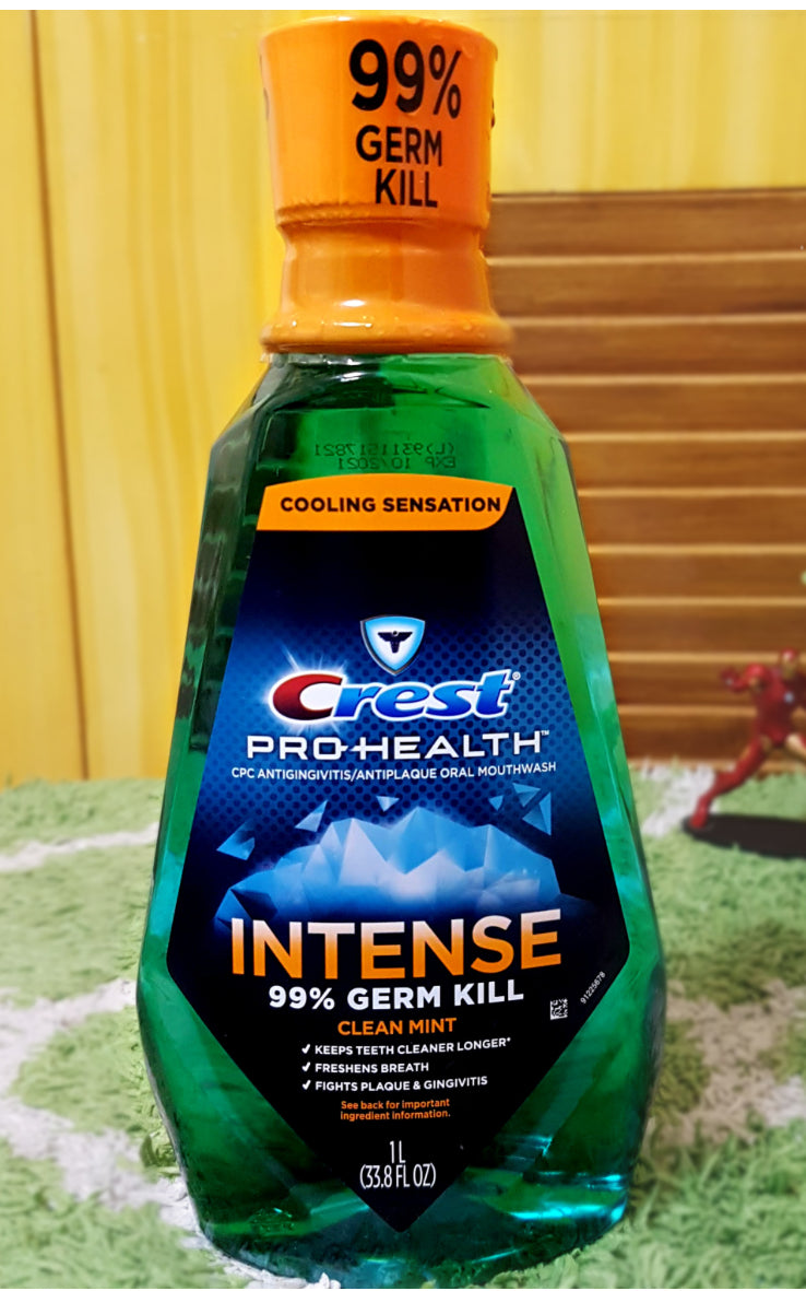 Crest Pro-Health Intense Clean Mint 1L (33,8 fl OZ) DLC: Mai25