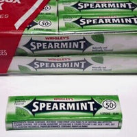 bandes Wrigley's SPEARMINT - chewing-gum 5 sticks gomme