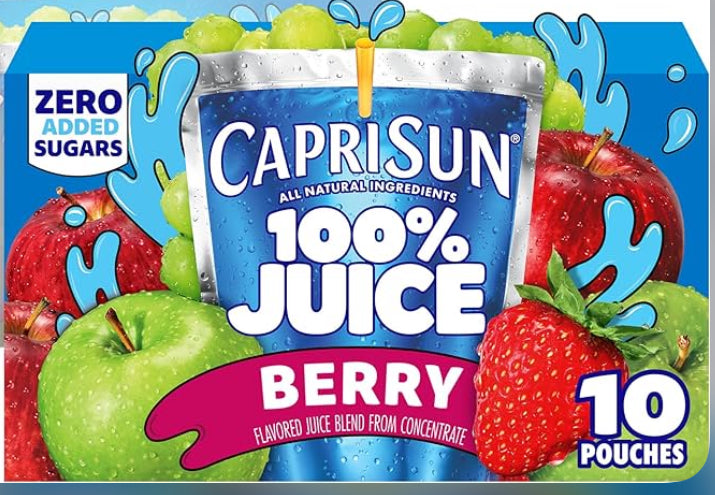 Capri Sun Pack 10- Berry DLC: 17 Fev25