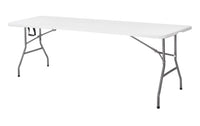 
              Table pliante Springos | Table pliable | Table de camping | Pliable | Portable | 180 cm x 75 cm | Blanc
            