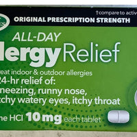 All-Day Allergy Relief 10mg/ (14 Tablets) Juillet27