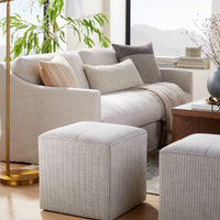 Lynwood Square Upholstered Cube Ottoman - Threshold™ designed with Studio McGee