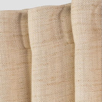 54"x95" Light Filtering Textured Weave Window Curtain Panel Cream - Threshold