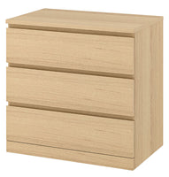 
              MALM Commode 3 tiroirs (80x78 cm)
            