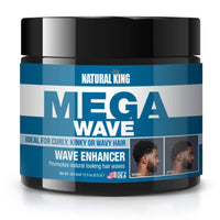 Natural King Mega Wave Wave Enhancer Hair Cream 12 oz