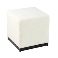 HomePop Boucle Cube Ottoman