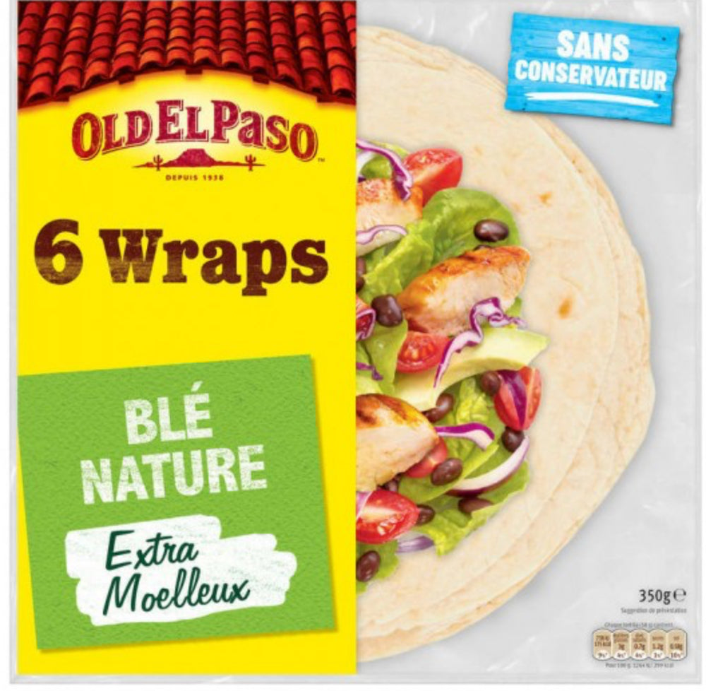 Wraps De Blé Nature - 350g