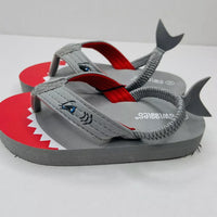 Sandales de requin gris Swiggles pour tout-petits garçons sangle à talon élastiq Size 5