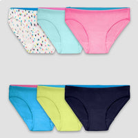 Fruit of the Loom Girls' Bonus Pack Breathable 6pk Micro-Mesh Classic Briefs - Colors May Vary 14