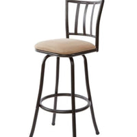 Robinson Adjustable Counter Height Barstool Dark Bronze - Holli Furniture