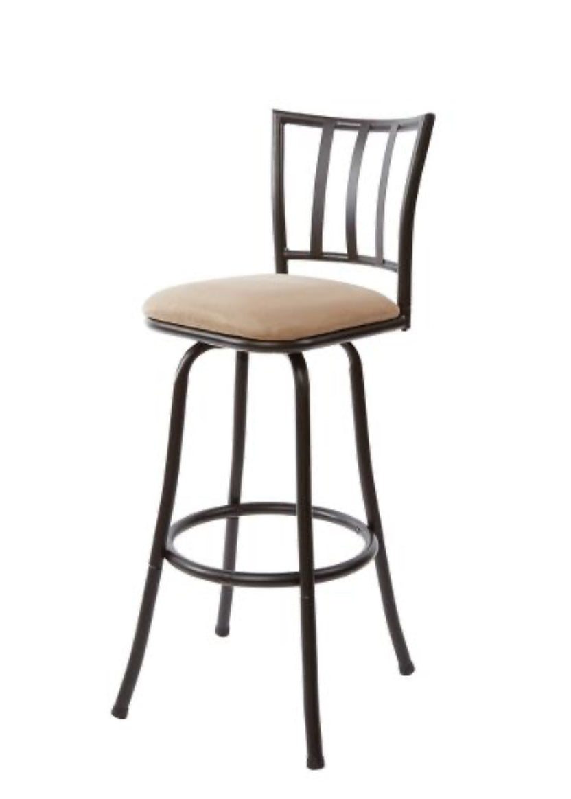 Robinson Adjustable Counter Height Barstool Dark Bronze - Holli Furniture