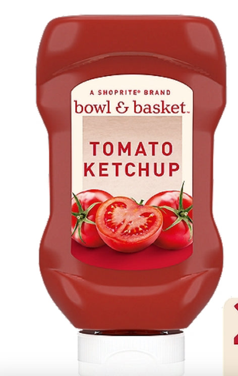 Bowl & Basket Tomato Ketchup, 20 oz, 20 Ounce 567g DLC: Mai25